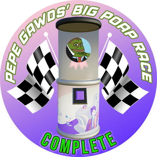 Pepe Gawds Big POAP Race POAP